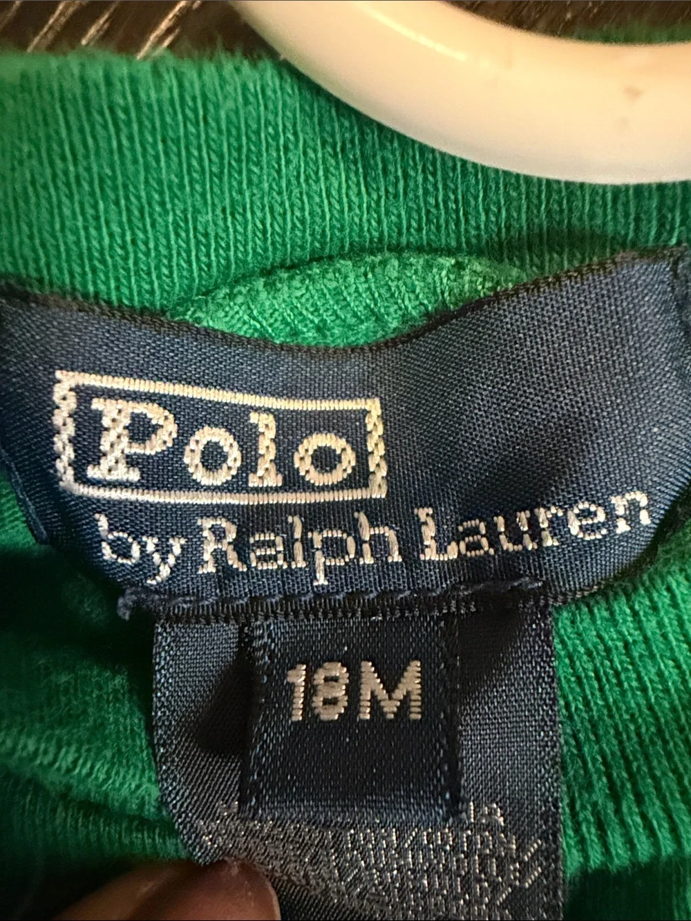 Polo by Ralph Lauren Kids Emerald Green Short-Sleeve Tee with Purple Pony